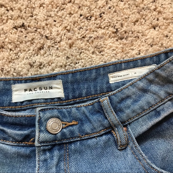 PacSun High Waisted Jean Shorts - Picture 3 of 5